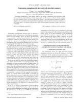 Polarization entanglement in a crystal with threefold symmetry