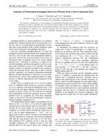 Emission of polarization-entangled microwave photons from a pair of quantum dots