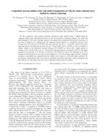 Competition between hidden order and antiferromagnetism in URu2Si2 under uniaxial stress studied by neutron scattering