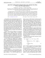 Spin-orbit coupling-induced magnetic phase in the d-density-wave phase of La2-xBaxCuO4 superconductors