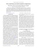 Effect of spatial filtering on the Schmidt decomposition of entangled photons