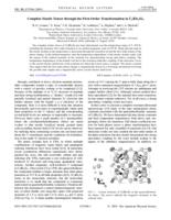 Complete elastic tensor through the first-order transformation in U2Rh3Si5