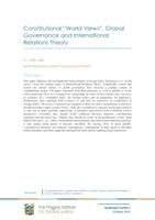 Constitutional “World Views”, Global Governance and International Relations Theory