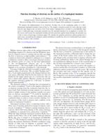 Flat-lens focusing of electrons on the surface of a topological insulator