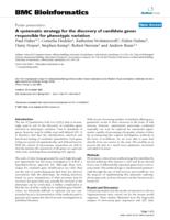 A systematic strategy for the discovery of candidate genes responsible for phenotypic variation