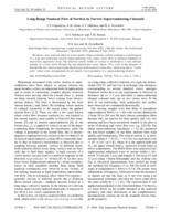 Long-range nonlocal flow of vortices in narrow superconducting channels