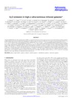 H2O emission in high-z ultra-luminous infrared galaxies