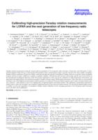 Calibrating high-precision Faraday rotation measurements for LOFAR and the next generation of low-frequency radio telescopes