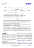 Three-dimensional magnetic and abundance mapping of the cool Ap star HD 24712 . I. Spectropolarimetric observations in all four Stokes parameters