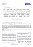 The LOFAR long baseline snapshot calibrator survey