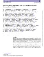 Lunar occultation of the diffuse radio sky: LOFAR measurements between 35 and 80 MHz