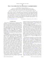 Theory of non-Abelian Fabry-Perot interferometry in topological insulators