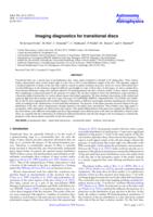 Imaging diagnostics for transitional discs