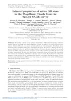 Infrared properties of active OB stars in the Magellanic Clouds from the Spitzer SAGE survey