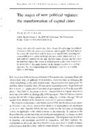 The stages of new political regimes: the transformation of capital cities