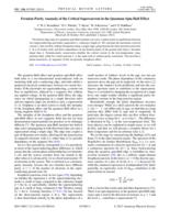 Fermion-parity anomaly of the critical supercurrent in the quantum spin-Hall effect