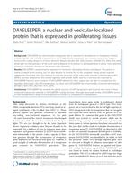 DAYSLEEPER: a nuclear and vesicular-localized protein that is expressed in proliferating tissues