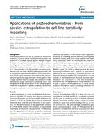 Applications of proteochemometrics - from species extrapolation to cell line sensitivity modelling