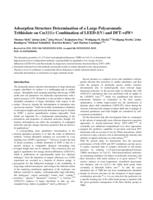 Adsorption structure determination of a large polyaromatic trithiolate on Cu(111): combination of LEED-I(V) and DFT-vdW