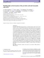 Shedding light on the formation of the pre-biotic molecule formamide with ASAI