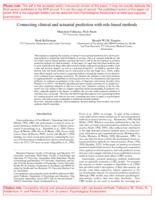 Connecting clinical and actuarial prediction with rule-based methods