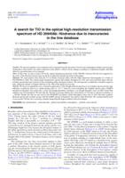 A search for TiO in the optical high-resolution transmission spectrum of HD 209458b: Hindrance due to inaccuracies in the line database