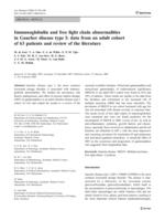 Immunoglobulin and free light chain abnormalities in Gaucher disease type I: data from an adult cohort of 63 patients and review of the literature