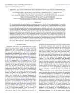 Porosity and Band-strength Measurements of Multi-phase Composite Ices