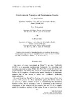 Combinatorial properties of dependence graphs