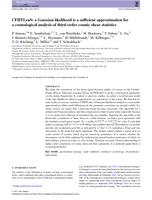 CFHTLenS: a Gaussian likelihood is a sufficient approximation for a cosmological analysis of third-order cosmic shear statistics