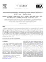 Increased plasma macrophage inflammatory protein (MIP)-1 alpha and MIP-1 beta levels in type 1 Gaucher disease