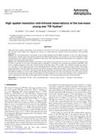 High spatial resolution mid-infrared observations of the low-mass young star TW Hydrae