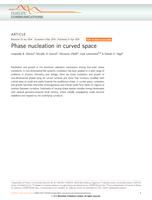 Phase nucleation in curved space