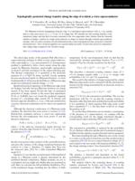 Topologically protected charge transfer along the edge of a chiral p-wave superconductor.