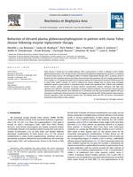 Reduction of elevated plasma globotriaosylsphingosine in patients with classic Fabry disease following enzyme replacement therapy