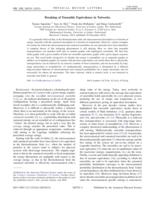 Breaking of ensemble equivalence in networks