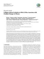 Collagen Induced Arthritis in DBA/1J Mice Associates with Oxylipin Changes in Plasma