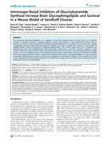 Iminosugar-Based Inhibitors of Glucosylceramide Synthase Increase Brain Glycosphingolipids and Survival in a Mouse Model of Sandhoff Disease