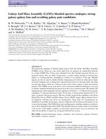 Galaxy And Mass Assembly (GAMA) blended spectra catalogue: strong galaxy-galaxy lens and occulting galaxy pair candidates