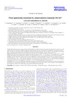 First spectrally-resolved H2 observations towards HH 54 . Low H2O abundance in shocks