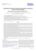 Exploring the molecular chemistry and excitation in obscured luminous infrared galaxies. An ALMA mm-wave spectral scan of NGC 4418