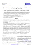 Herschel spectroscopic observations of the compact obscured nucleus in Zw 049.057