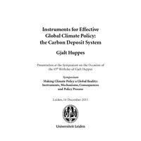 Instruments for effective global climate policy: the carbon deposit system