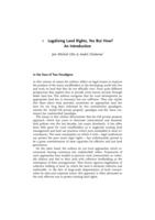 Legalising Land Rights, Yes But How? An Introduction