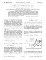 Description of the fluctuating colloid-polymer interface