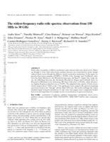 The widest frequency radio relic spectra: observations from 150 MHz to 30 GHz