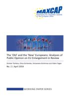 'The ‘old’ and the ‘new’ Europeans: Analyses of public opinion on EU enlargement in review'