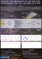 Probing the Abundance of SiO and HCN throughout the Stellar Wind of R Dor