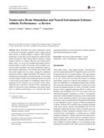 Noninvasive brain stimulation and neural entrainment enhance athletic performance - A review