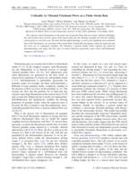 Criticality in Vibrated Frictional Flows at a Finite Strain Rate